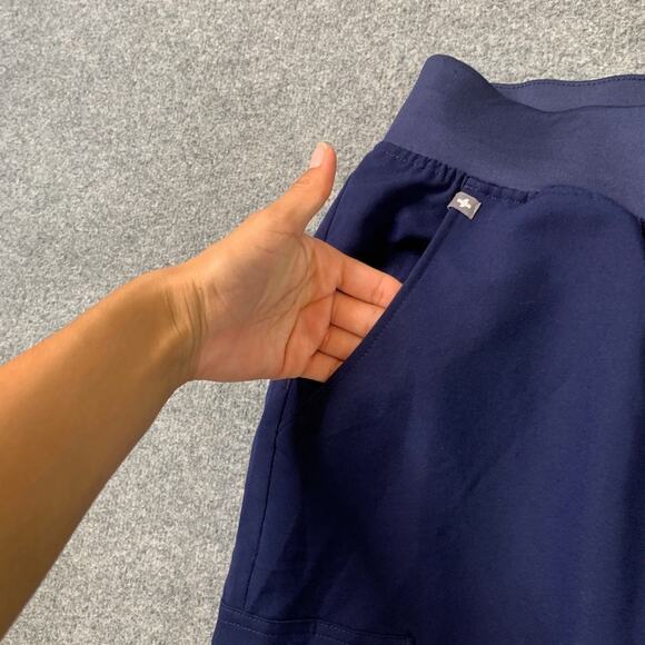 Figs Jogger Womens 3XL XXXL Navy Blue Zamora Drawstring Scrub Pockets Pants - Picture 4 of 12